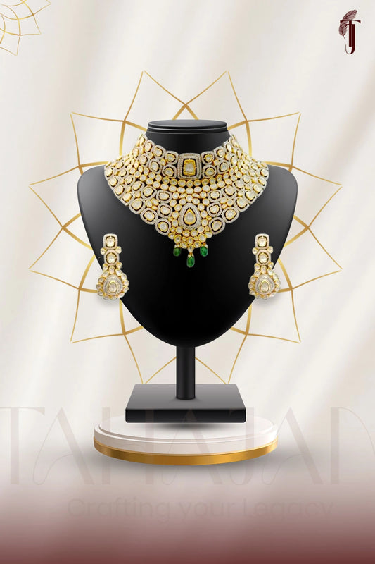Royal Gutka Kundan Bridal Set – Heavy Choker Design for Wedding Wear